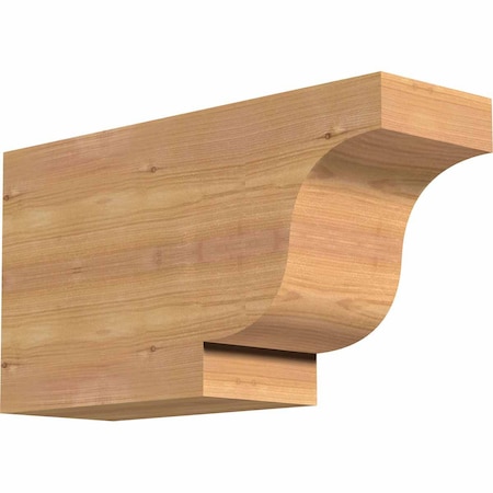 Ekena Millwork Newport Smooth Rafter Tail, Western Red Cedar, 5 1/2"W x 10"H x 18"L RFT06X10X18NEW00SWR